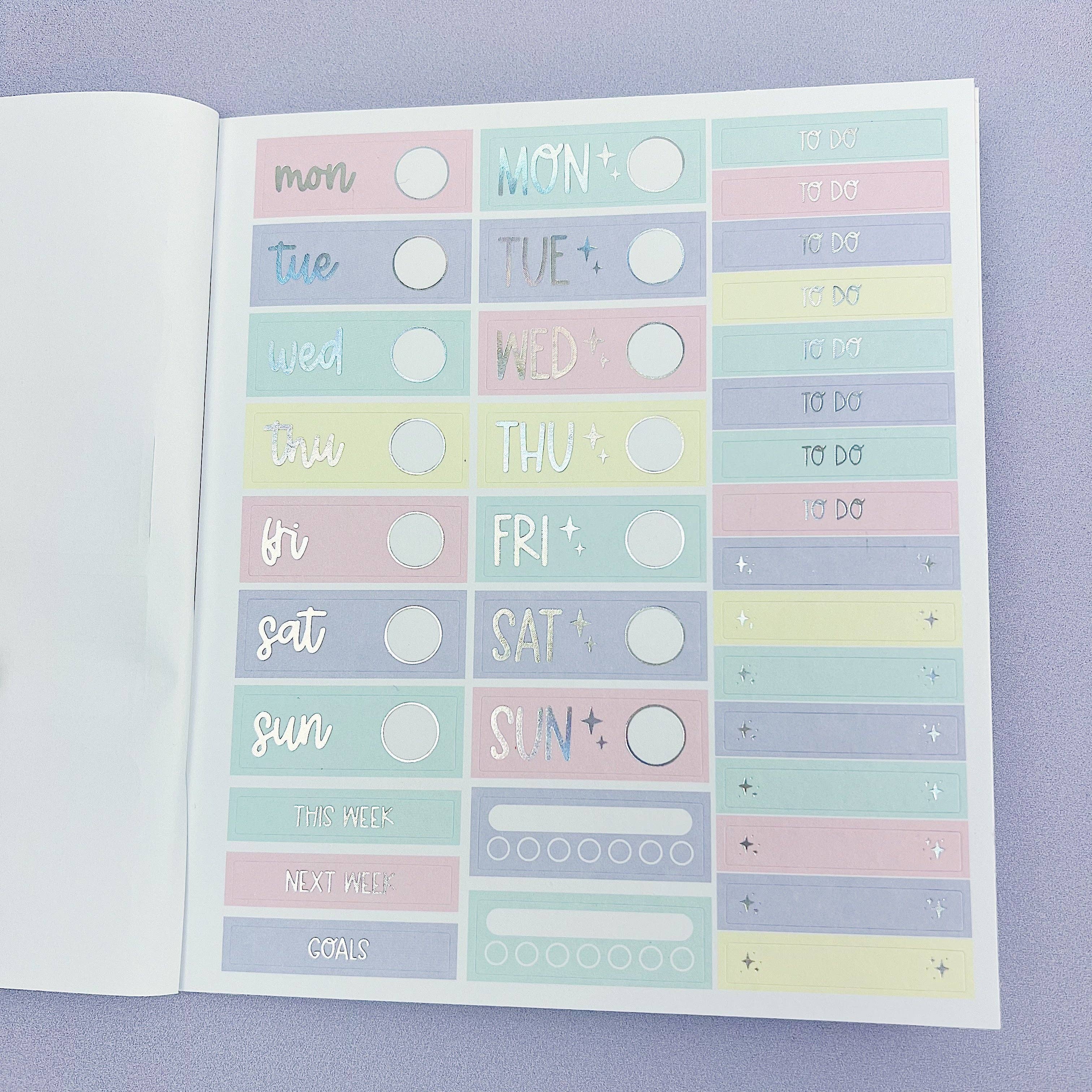 The HoneyBShop - Wholesale Sticker - Polly Pocket Sticker Book | Matte Sticker Paper | 10 Pages | Holographic Foiled6