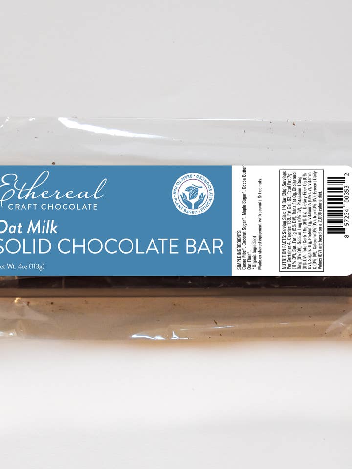 Solid Bar - Cioccolato al latte d'avena (ciascuno) per la vendita all'ingrosso da parte di Ethereal Confections