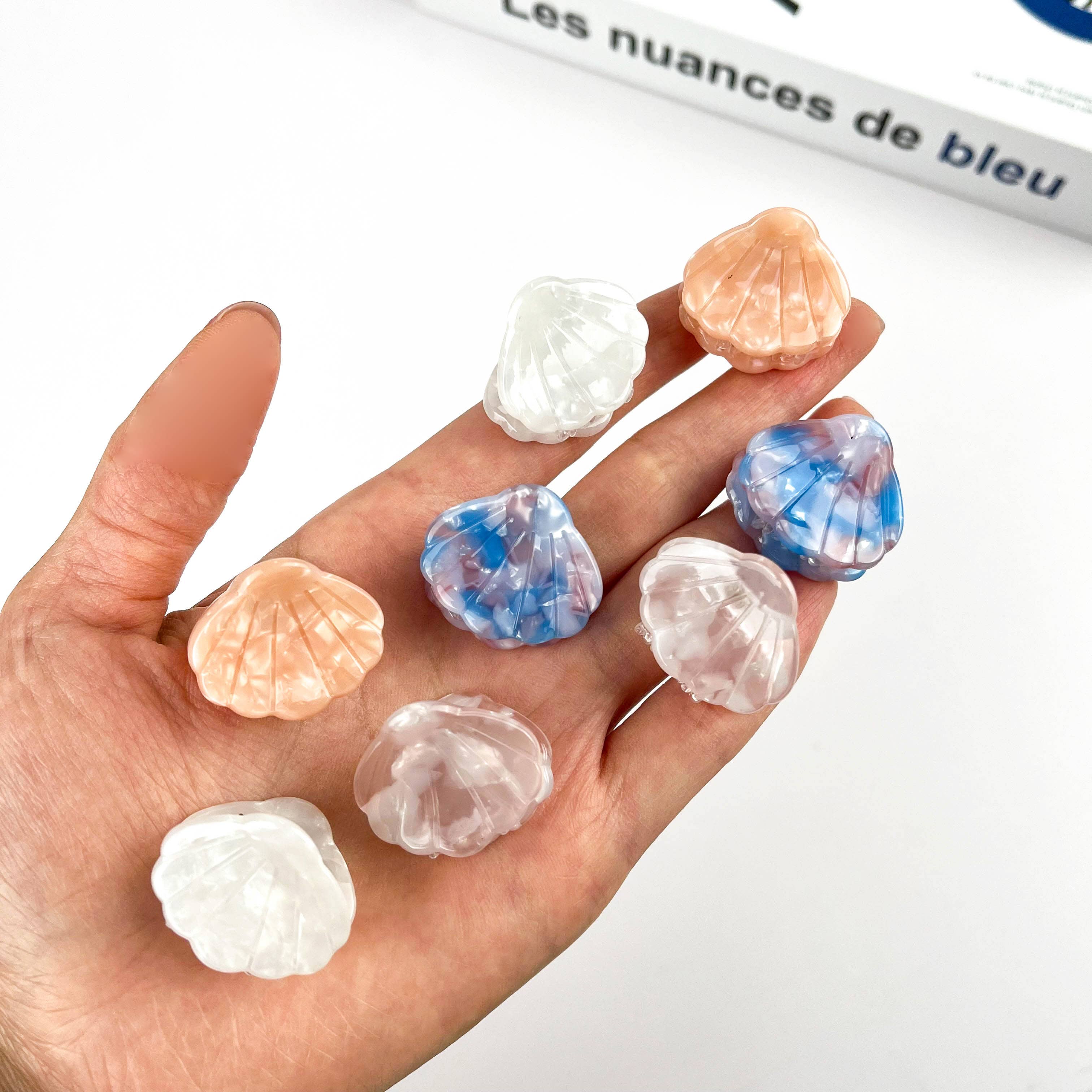 TheDivaSoap - Wholesale Hair Clip - Women's - Ocean Shell Mini Claw Clip, Beach-Inspired Hair Clip9