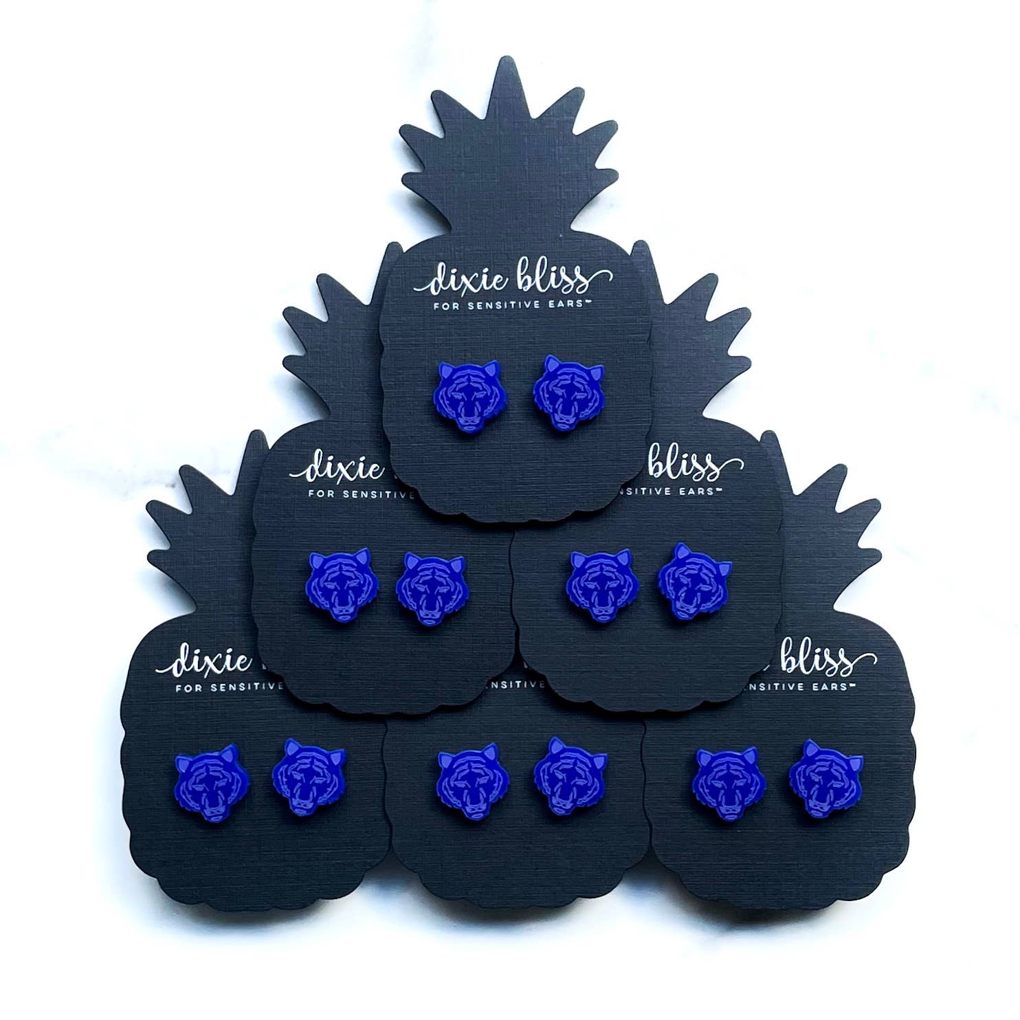 Dixie Bliss - Wholesale Stud/Post Earrings - Tigers- 8 colors!4