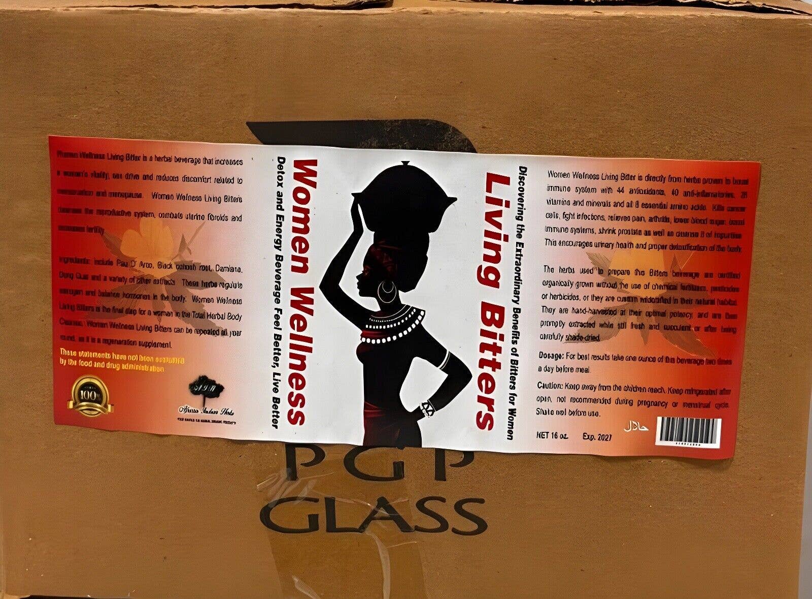 AfroCosmetics & Culture - Wholesale Oral Supplement/Vitamin - African Herb Bitters Pure Natural Organic 16 oz Bottle34