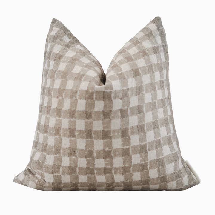 EMIOLA-Indian Hand Block Linen Pillow Cover for wholesale by RuffledThread