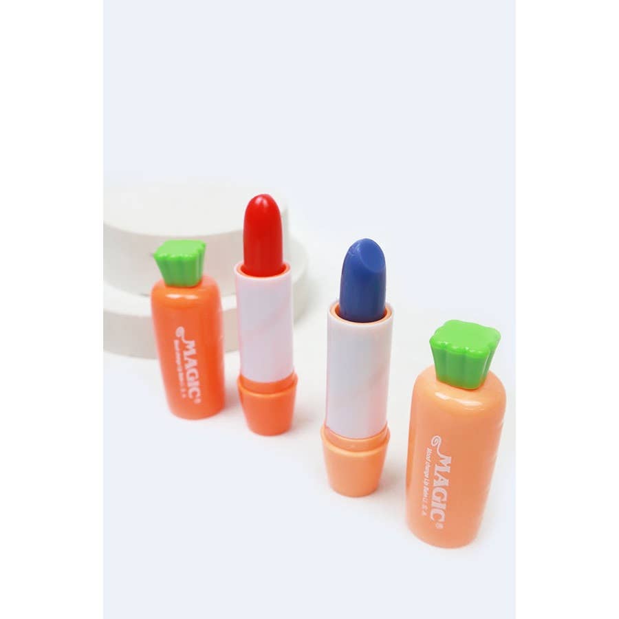 MIX COLOR Carrot Style Mood Change Lip Balm for wholesale on Faire1