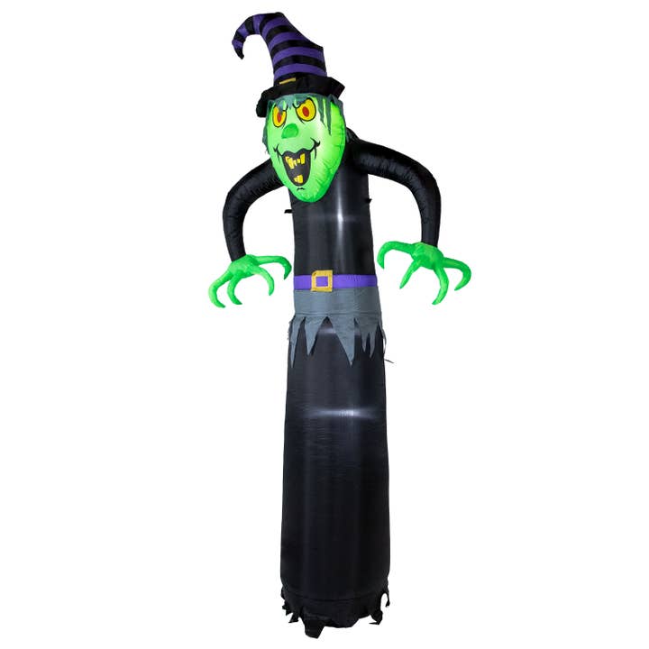 Sunnydaze Decor - Wholesale Inflatables - Winifred the Wicked Witch Inflatable with LED Lights 👻
