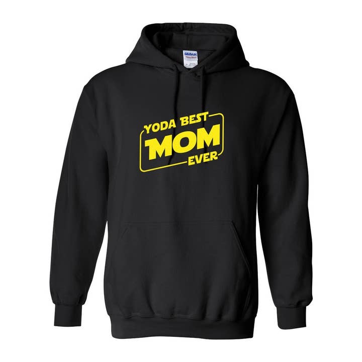 Yoda Best Mom - Hooded Sweatshirt for wholesale by Wears The Mountain