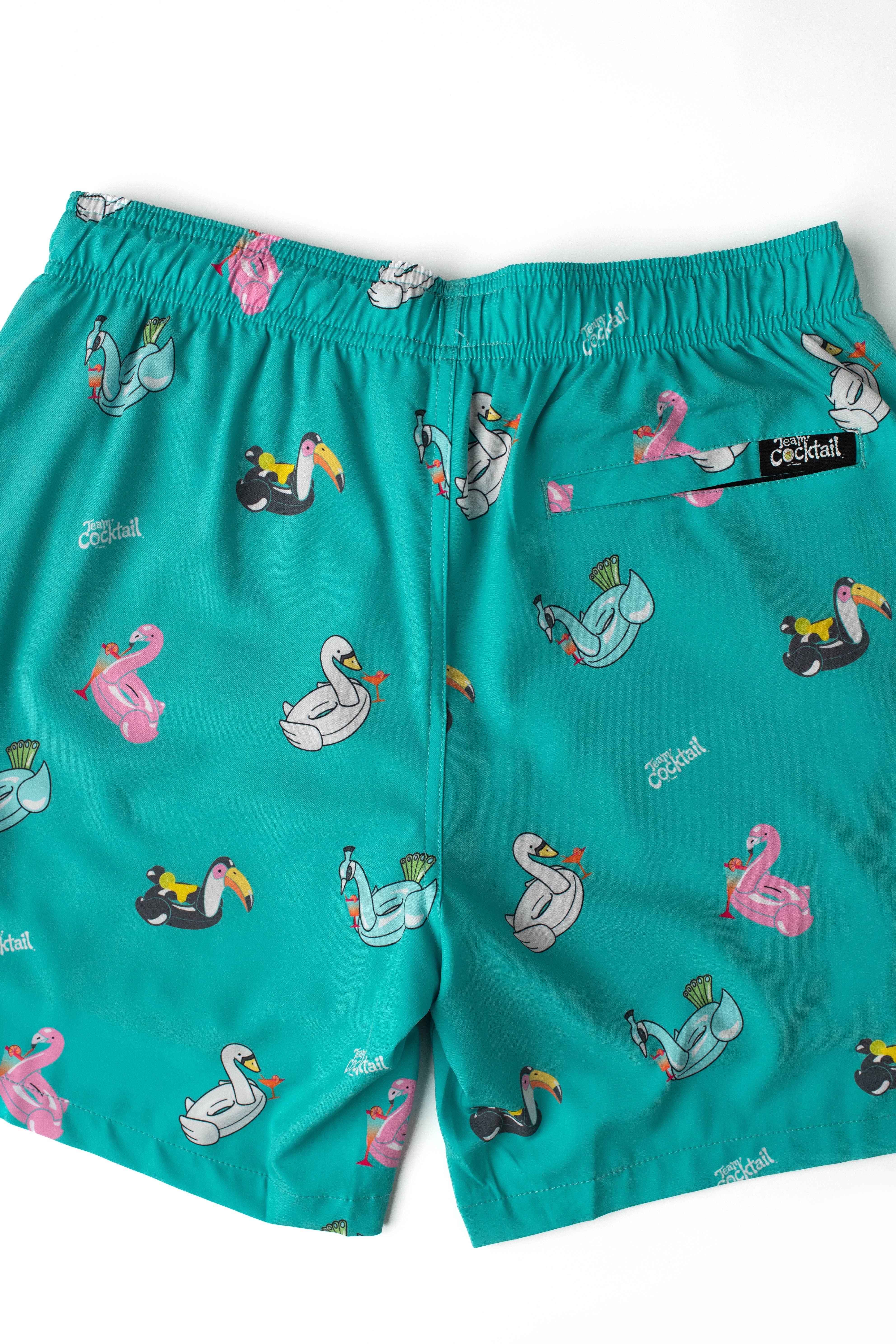 Team Cocktail - Wholesale Swim Shorts - Men's - Floaties Hybrid Swim Shorts5