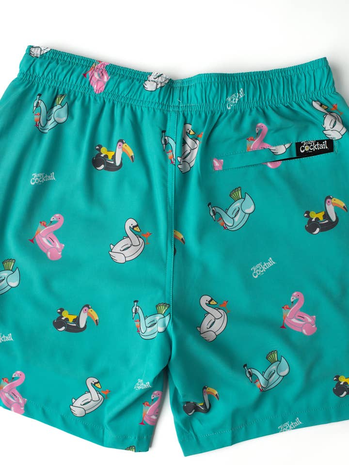 Team Cocktail - Wholesale Swim Shorts - Men's - Floaties Hybrid Swim Shorts5