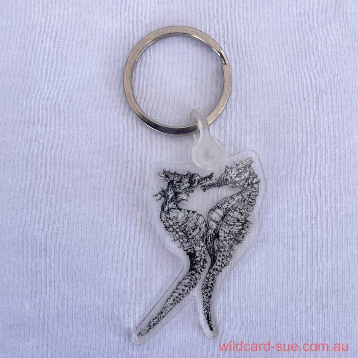 @wildcardsue – Porta-chaves - Unissexo por atacado – Porta-chaves - Animais Marinhos8