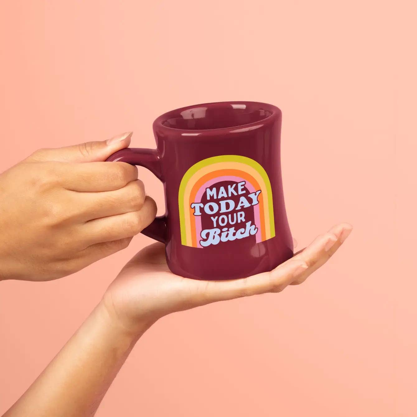 Talking Out of Turn – wholesale Coffee mug – Make Today Your Bitch Diner Mug
