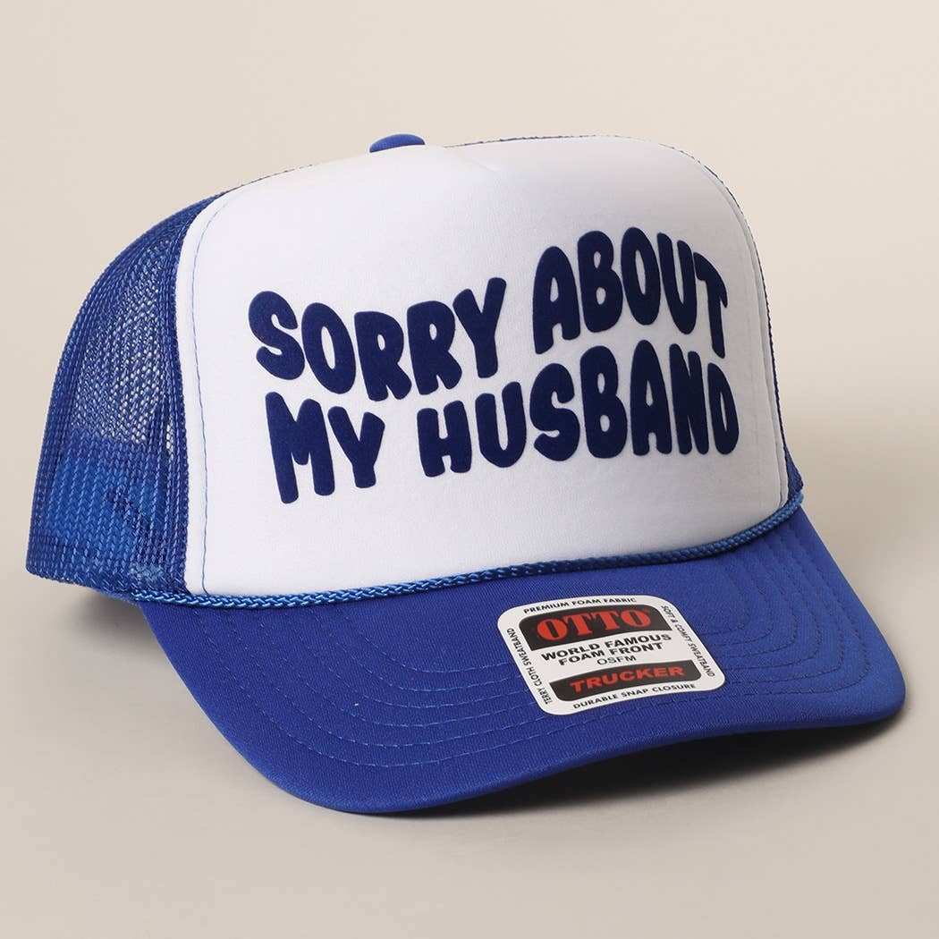 Fashion City – wholesale Truckerkeps – Unisex – Förlåt för min fru&man meshkeps50