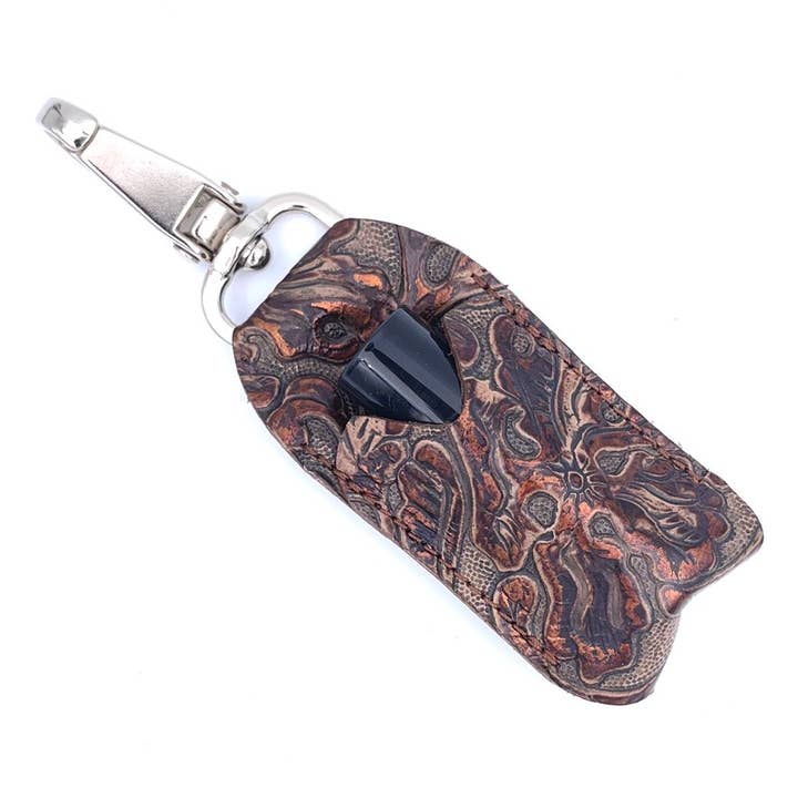 Klipstik - Cowboy Brown med en sølv klip for engroshandel hos Manebangle