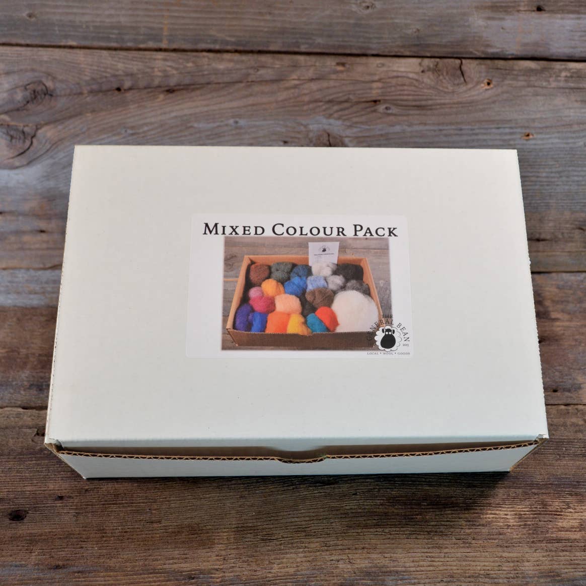 The General Bean - Wholesale Craft Sewing Kit - Needle Felting Color Pack- Mix- Felting Kit- Wool1