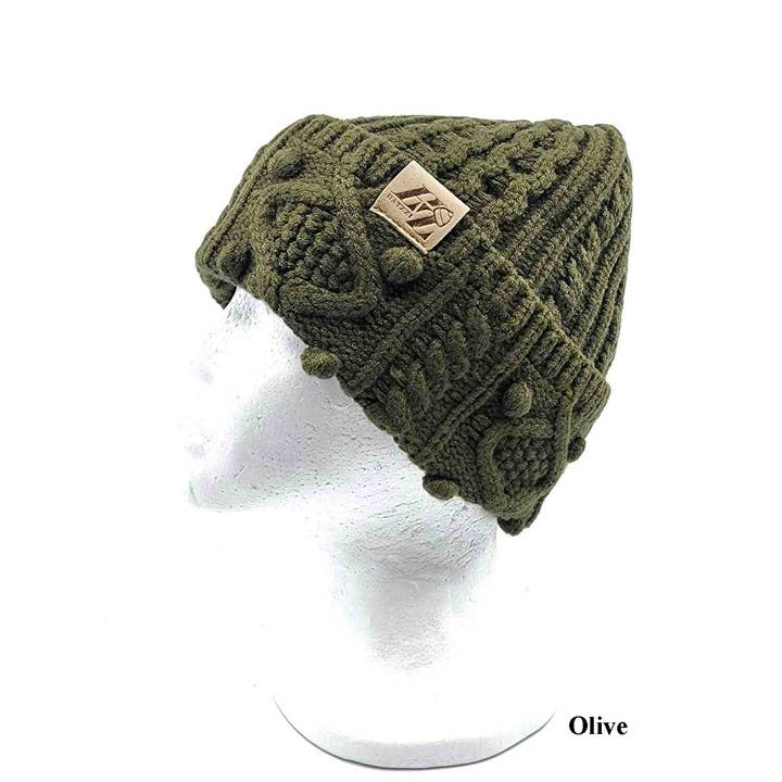 Hatzzi - Wholesale Beanie – Women's - Women's Winter Cable Knit Soft Beanie6