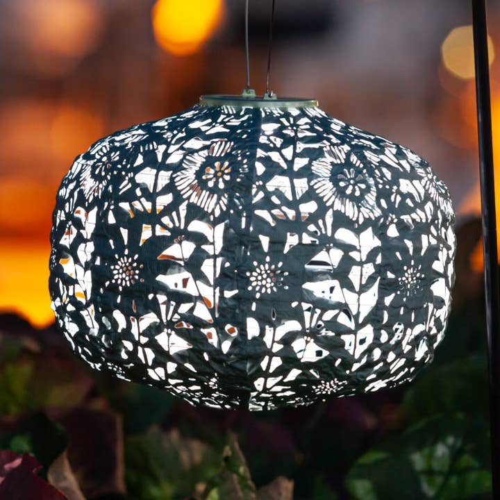 Lanterne solaire Stella Square Sunflower de 11 po - Sage pour la vente par Allsop Home & Garden