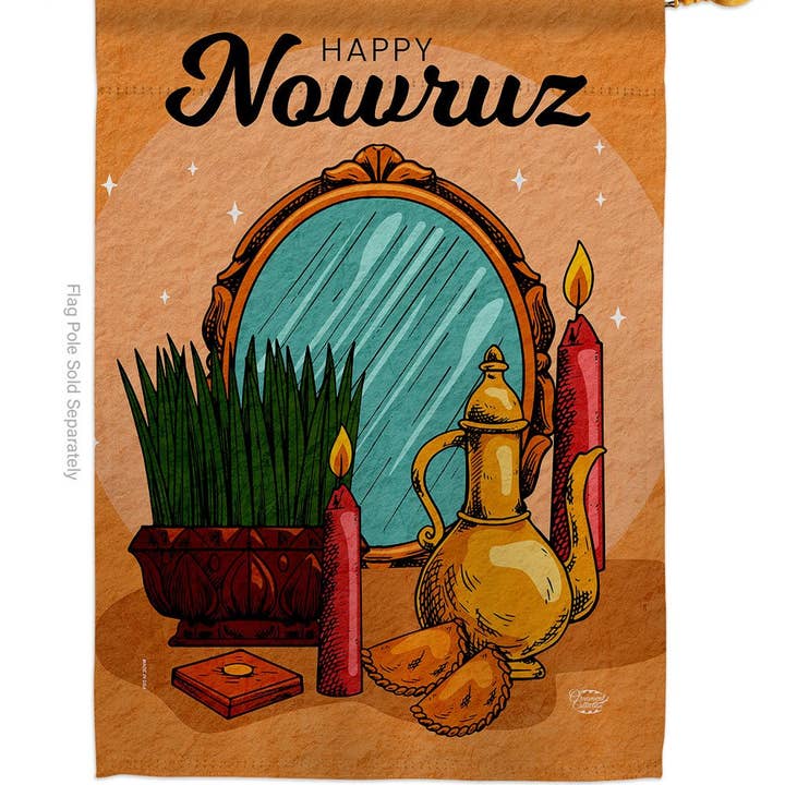 Two Group Flag Co – Engroshandel Flag – Godt persisk nytår fest Nowruz Decor Flag1