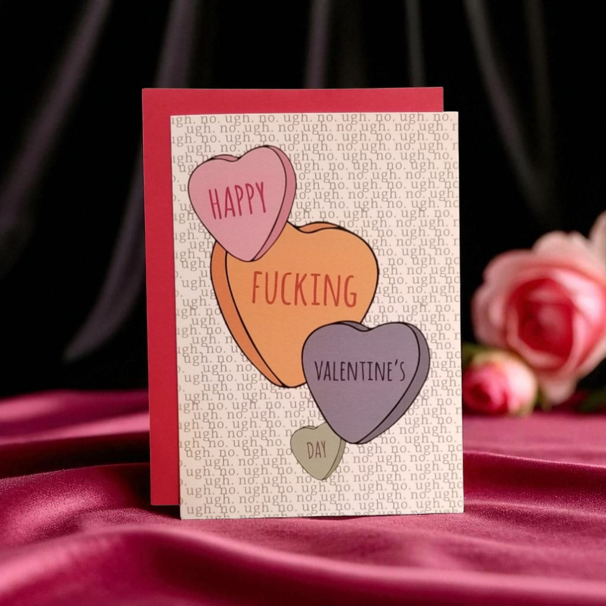 Thanks You're Welcome - Vendita all'ingrosso Biglietti per San Valentino - Buon Fottuto San Valentino - Biglietto d'Auguri 5x72