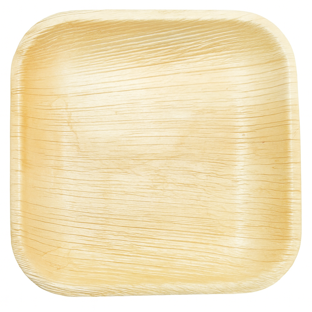 Rita Global Traders – Engroshandel Engangstallerken – 10 firkantede palmeblad engangs bambus tallerkener til thanksgiving1