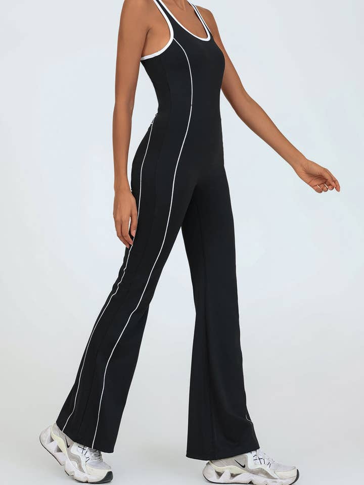Mccolin - Wholesale Unitard - Women's - Flared Activewear Jumpsuit1