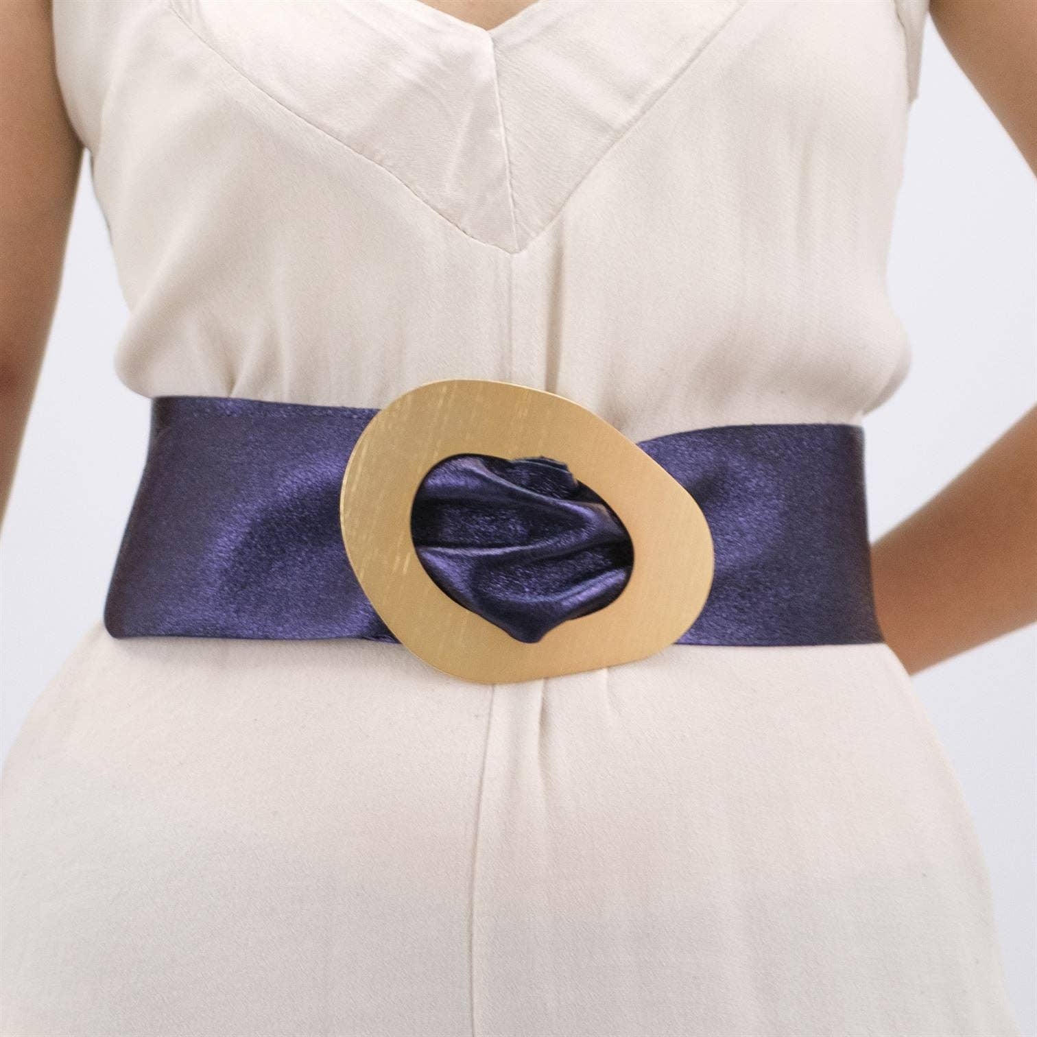 Cecile Wang - Wholesale Belt - Women's - Shiny leather belt 8500557