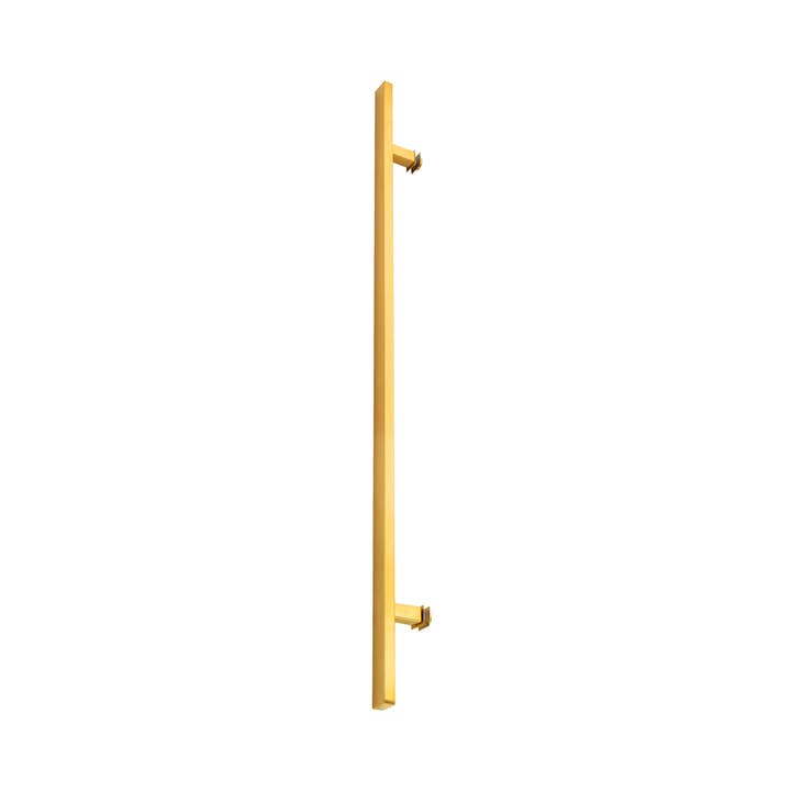 Tirador de Puerta Rectangular 48" Lado Único Acero Dorado para venta al por mayor de PRIMA DECORATIVE HARDWARE INC