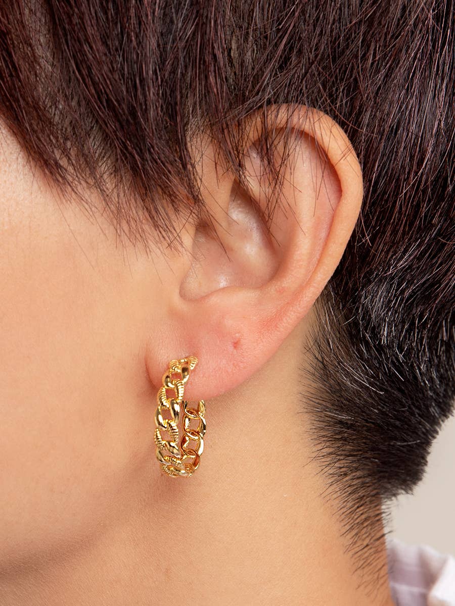ZENZII Jewelry - Wholesale Hoop Earrings - Braided Hoop Earring1