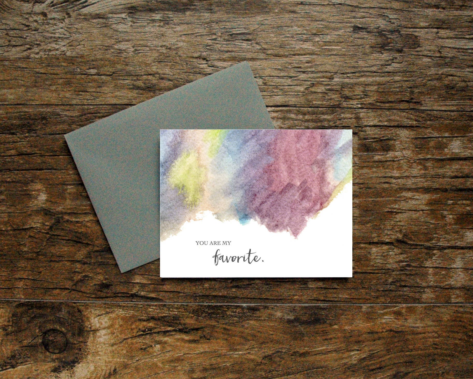 Print Therapy – wholesale Love card – You Are My Favorite Card0