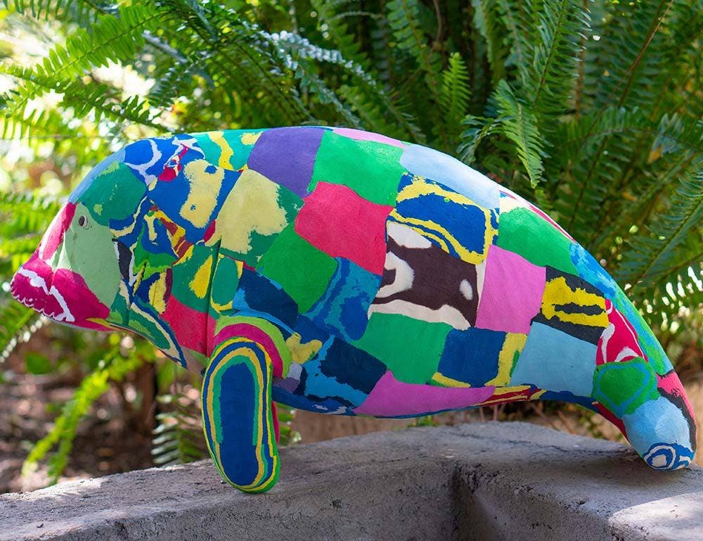 Ocean Sole - Wholesale Sculpture - Manatee Flip Flop Sculpture1