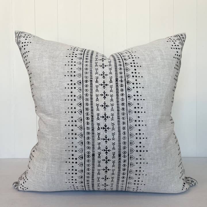 Trails Midnight Block Printed Pillow Cover for wholesale by Ceto Home