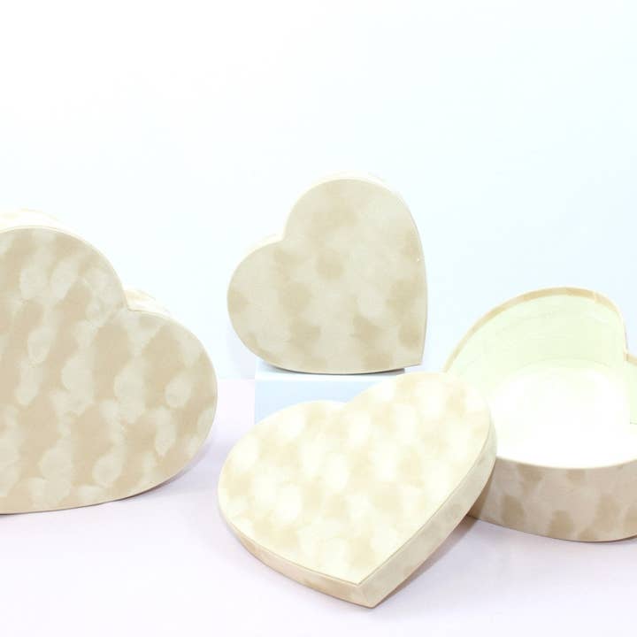 Elegant Design Supply - Wholesale Gift Box - Chic Velvet Heart Flower Box with Lid7