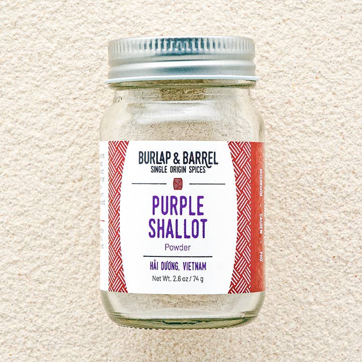Burlap & Barrel - Wholesale Dried Spice - Purple Shallot Powder - Single Origin Spice & Seasoning0