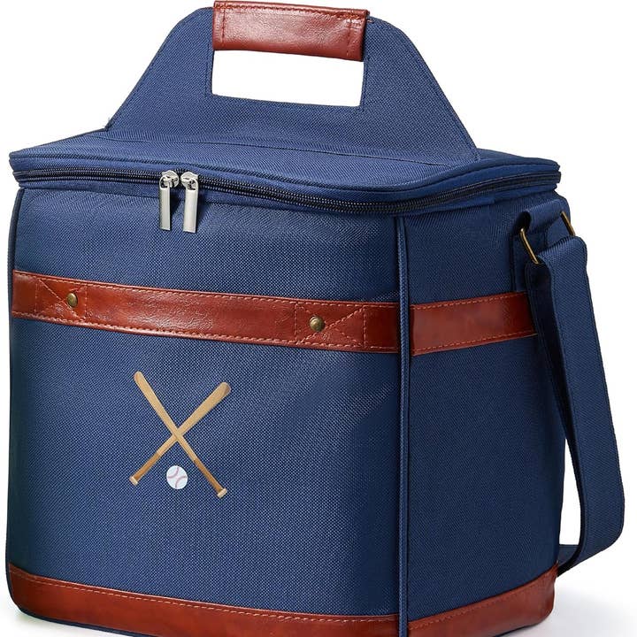 The Wine Savant / Khen Glassware - Wholesale Cooler/Cooler Bag - Premium Insulated Cooler, Baseball Soft-Sided Tote Bag