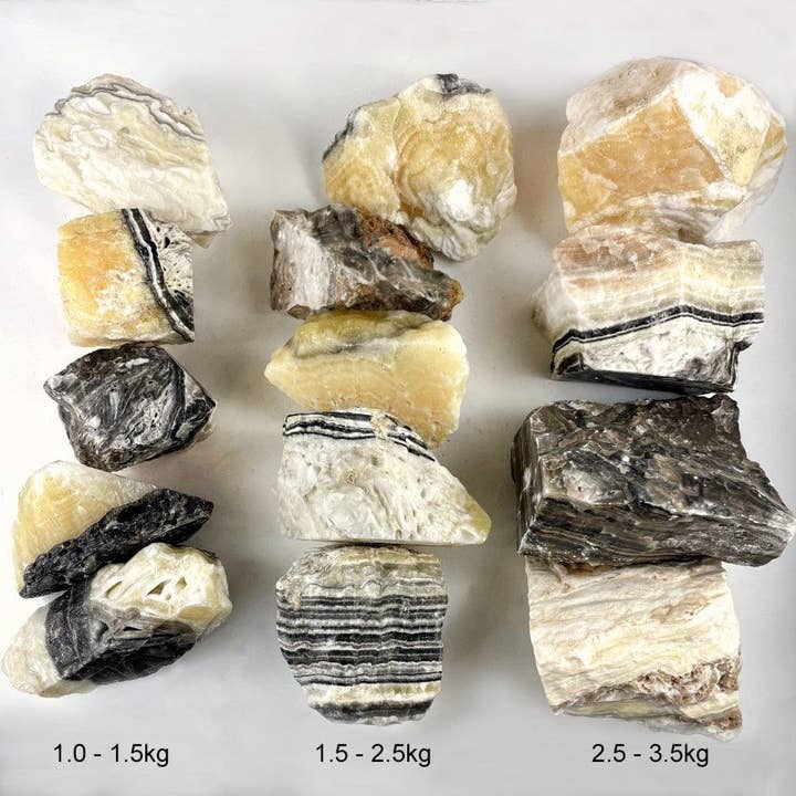 Rock Paradise - Wholesale Spiritual Stone/Crystal - Crystal Mexican Onyx Rough Stone Chunk - Choose Weight