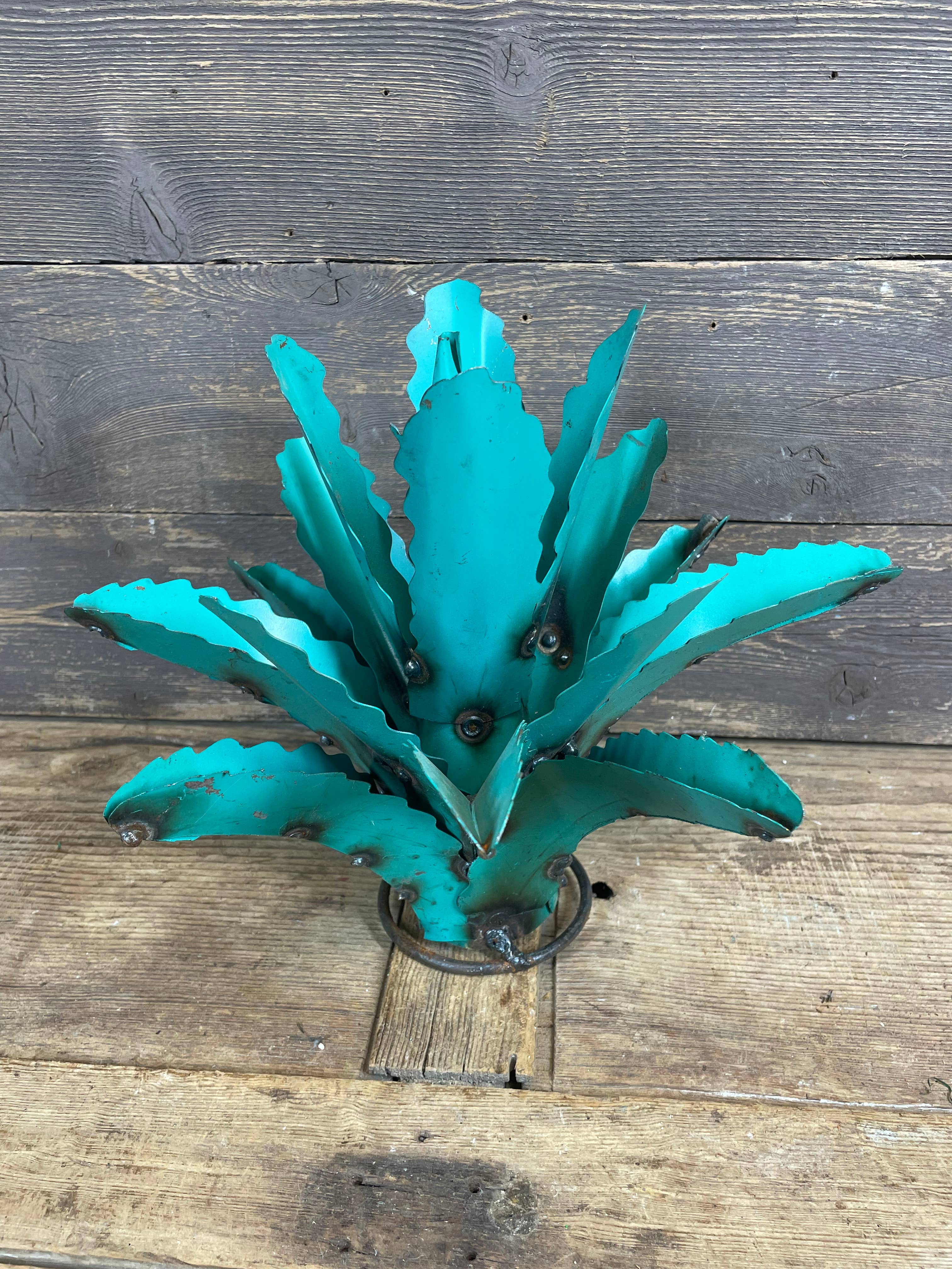 My Amigos Imports - Vendita all'ingrosso Decorazioni da tavolo - Maguey Agave Cactus di Metallo Colorato-Cactus-33x28 cm-NUOVO4