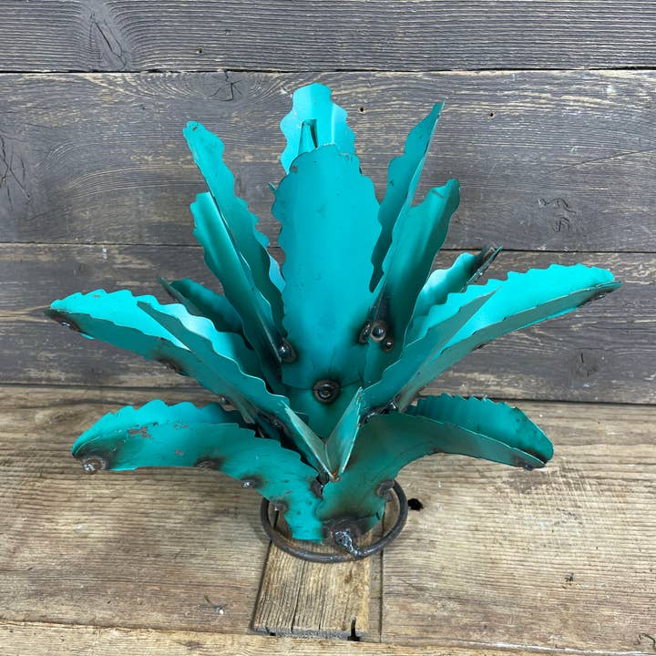 My Amigos Imports - Vendita all'ingrosso Decorazioni da tavolo - Maguey Agave Cactus di Metallo Colorato-Cactus-33x28 cm-NUOVO4