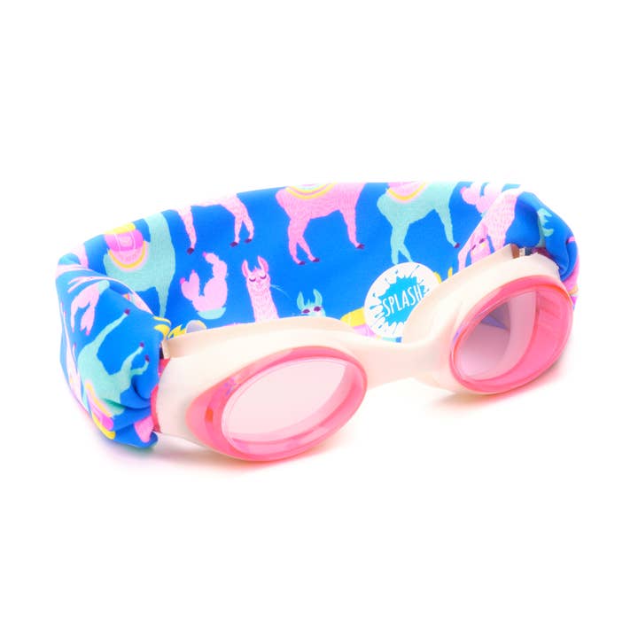 Llama Fiesta Swim Goggles for wholesale by Splash Place Swim Goggles