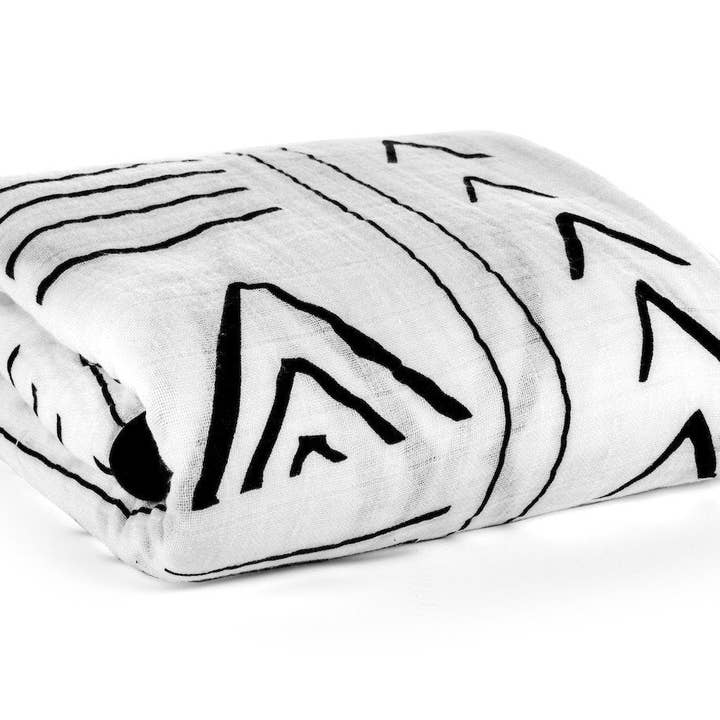 Modern Burlap - Wholesale Quilt – Kids & Baby - Organic Quilt | Reversible Mud Cloth © + Moroccan1