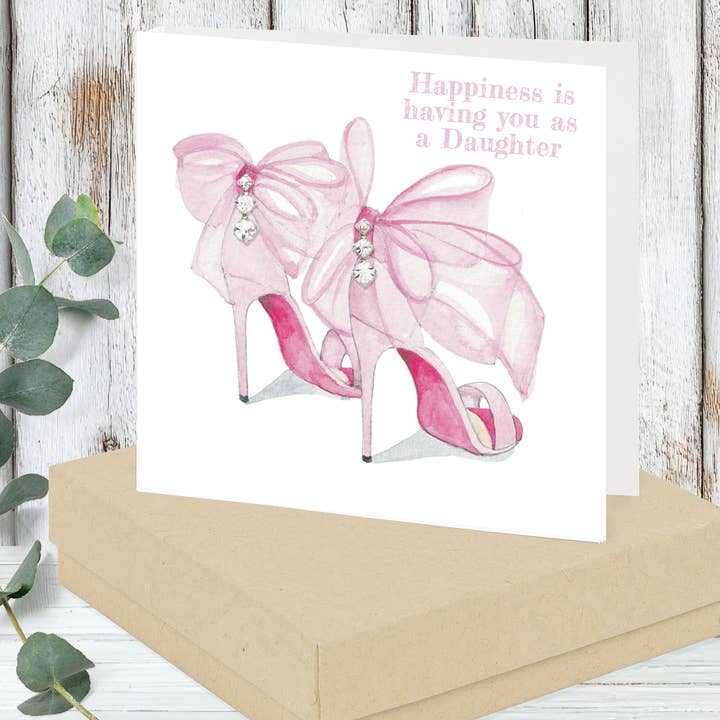 Sterling Silver Stud Earrings – Pink Bow Design with Gift Box for Daughters for wholesale by Crumble & Core