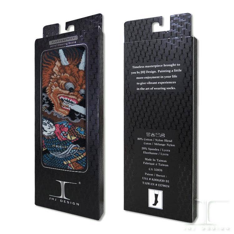 JHJ International Company Limited – wholesale Socks – Unisex – Japanese Masterpiece - Raiko severing the head of the Shuten-doji10