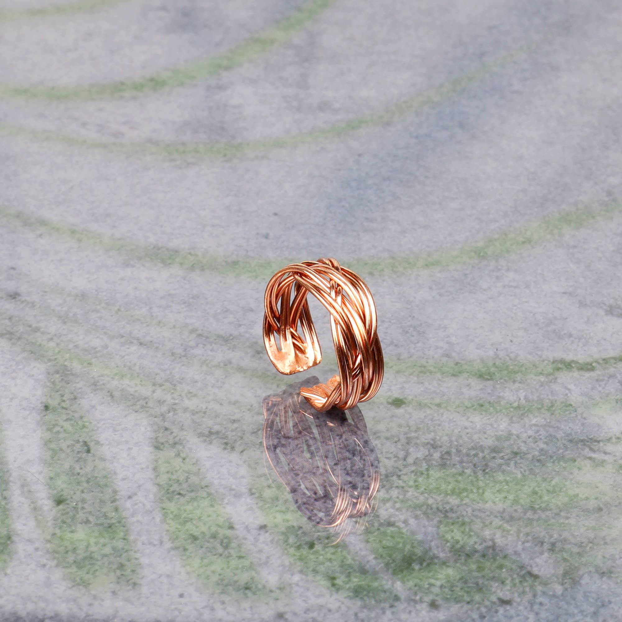 El'Cobre-Ecozonelifestyle – wholesale Band/stacked ring – Copper Ring (Design 26)3