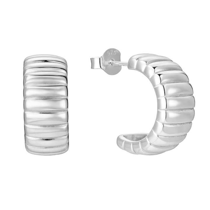 THE VIE HOOP SILVER for wholesale by By Isabella grace