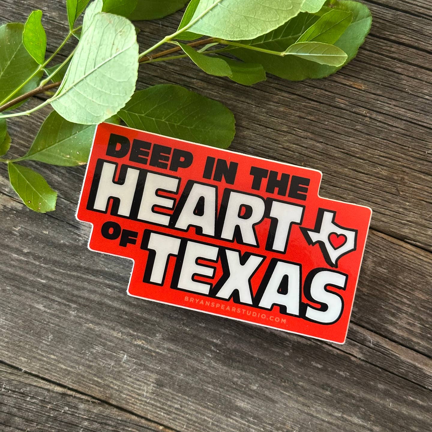Bryan Spear Studio - Wholesale Sticker - Deep in the Heart of Texas Sticker1