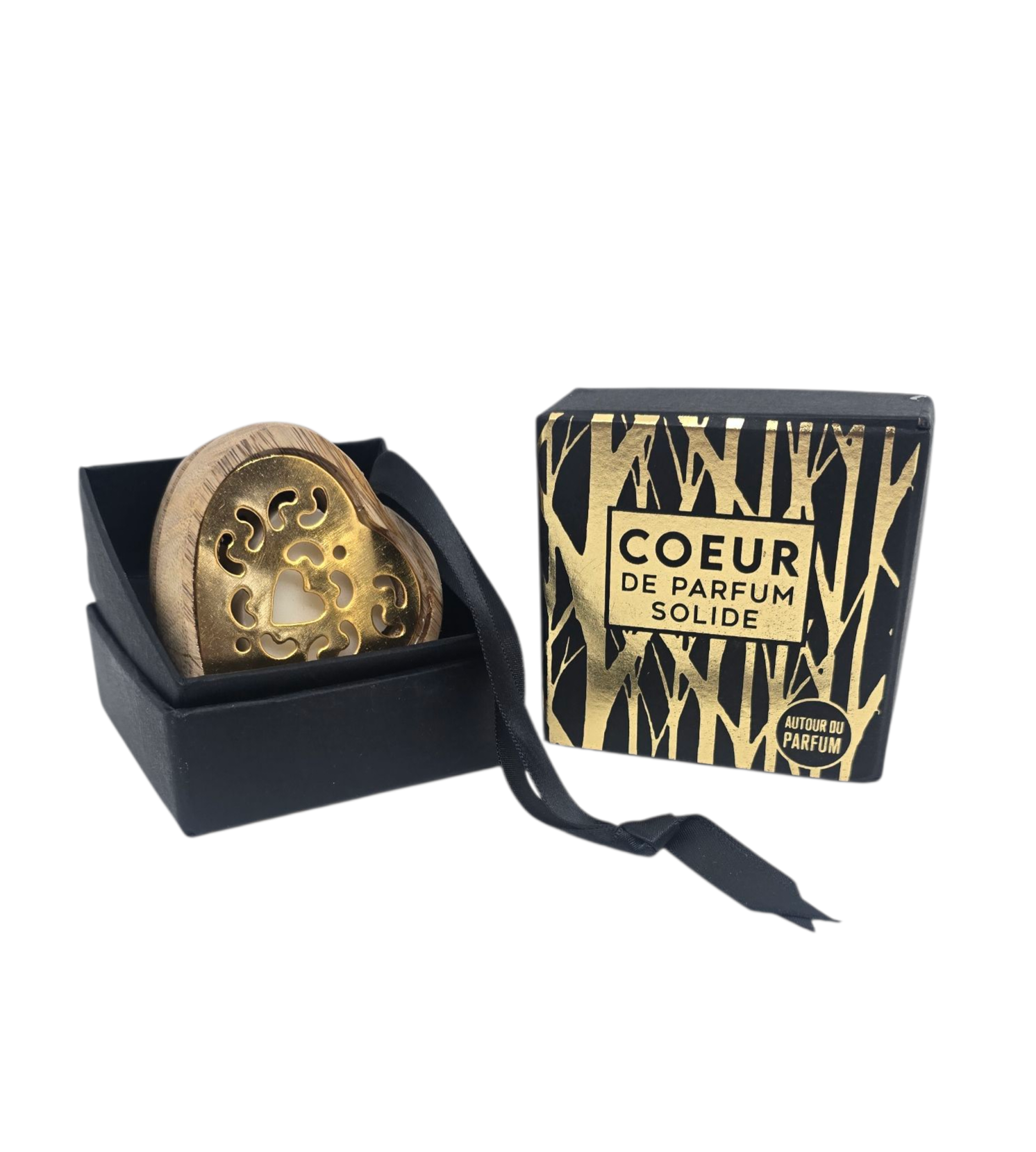 Autour Du Parfum - Wholesale Solid Perfume - Petit Coeur BOIS&OR solid perfume -several fragrances3