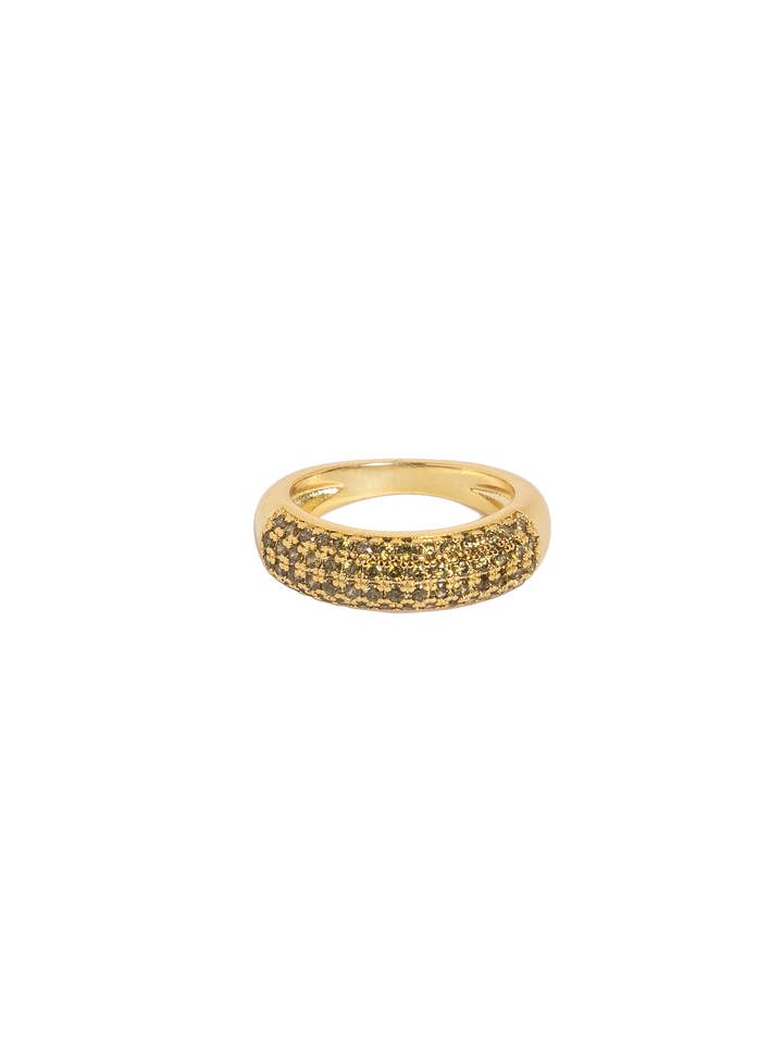 Bague Veyra en Olivine pour la vente par Loren Hope