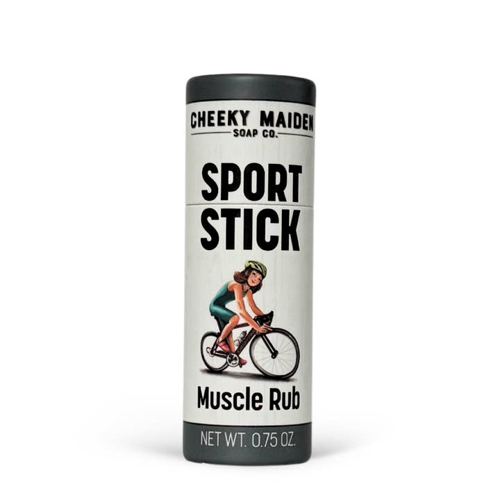 Muscle Rub Sport Stick for wholesale by Cheeky Maiden Soap Co