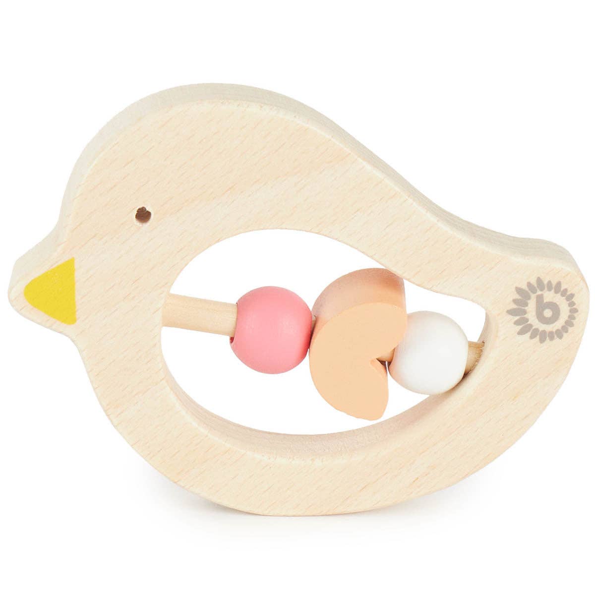 Bieco Spielwaren – wholesale Teether (not clip-on) – Baby – Teething ring bird pink0