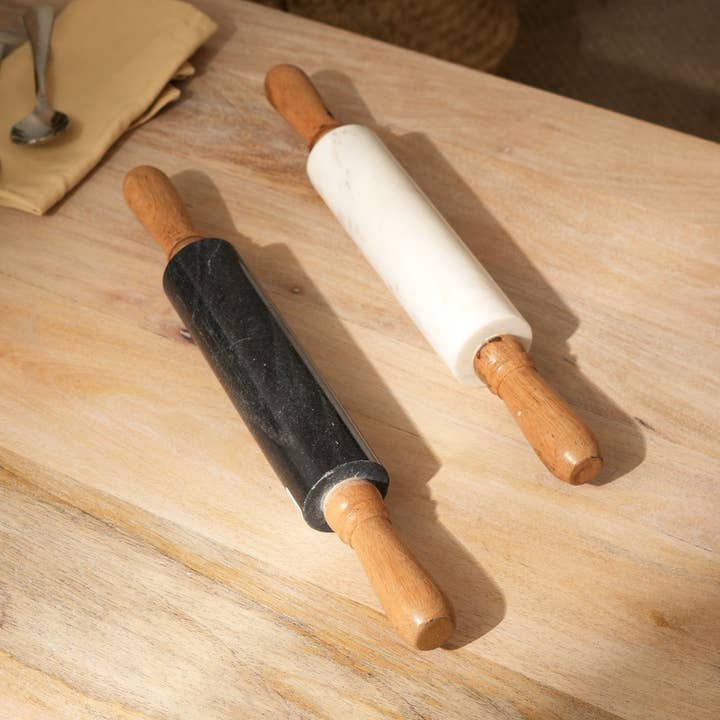 Bazaar Nudelholz – Schwarz & Weiß für den Großhandel von Expo Bazaar