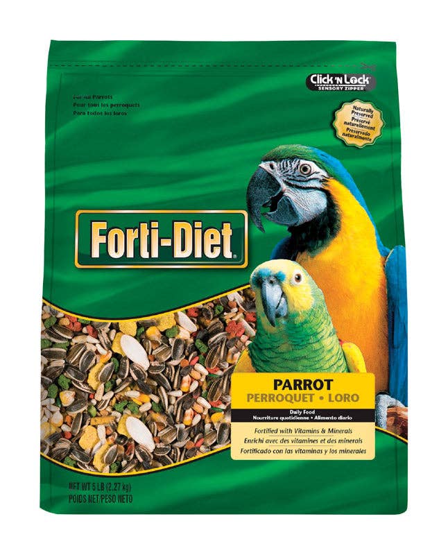 Everyday Supply Co - Wholesale Pet Food - Not Cat/Dog - KAYTEE - Kaytee Forti-Diet Natural Parrot Food 5 lb