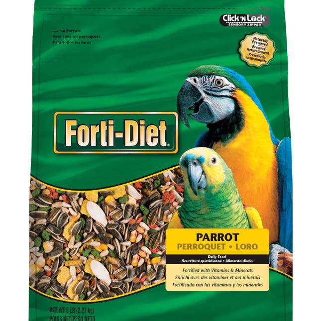 KAYTEE - Kaytee Forti-Diet Natural Parrot Food 5 lb for wholesale by Everyday Supply Co