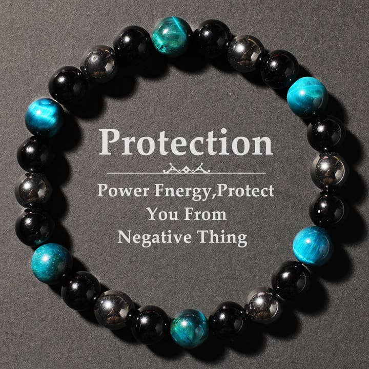 Blue Obsidian Christmas Gift Bracelet ZK2896 for wholesale on Faire4