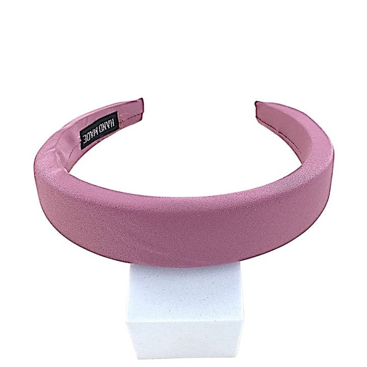 Atlas Fashion – wholesale Fashion headband – women's – Puffy Satin Headband0